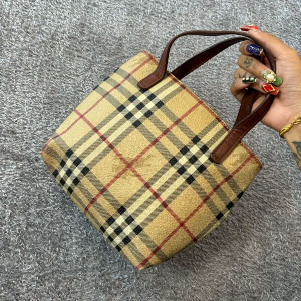 Burberry Nova Check Mini Tote - Image 2