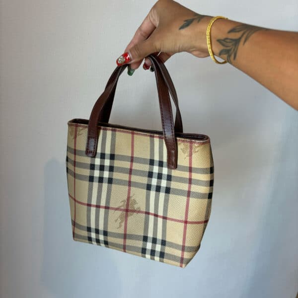Burberry Nova Check Mini Tote