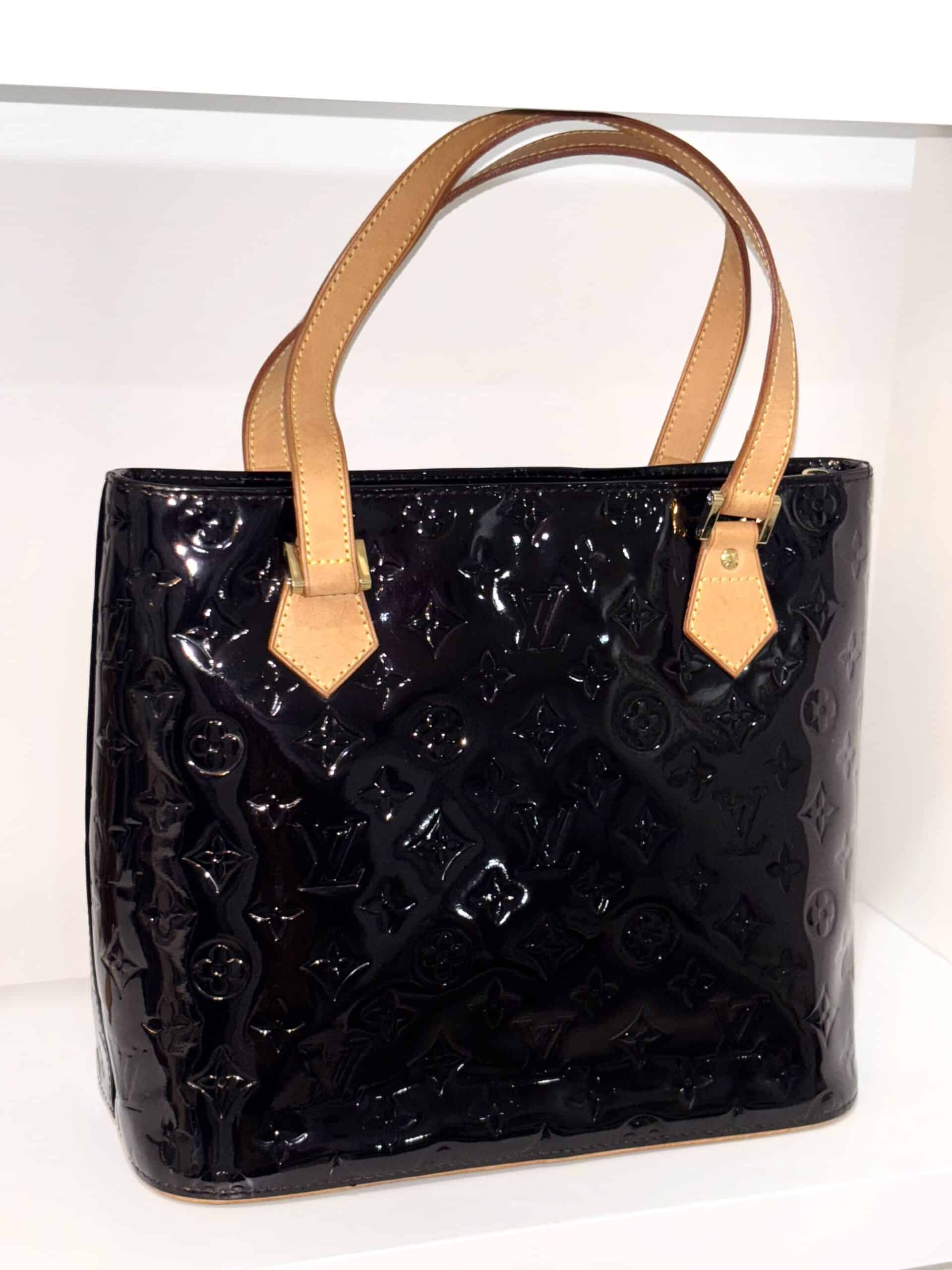 Louis Vuitton Vernis Monogram Houston Bag Black - BeHype Vintage Louis Vuitton Vernis Monogram Houston Bag Black - BeHype Vintage