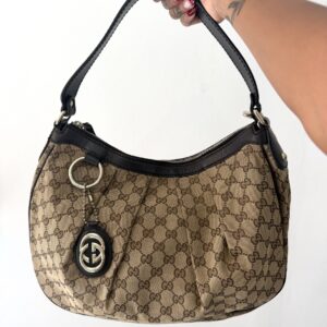 Gucci GG Canvas Sukey Hobo Bag